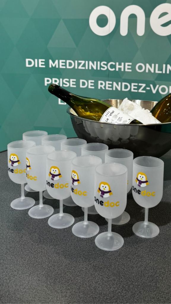 Verres à pieds personnalisés