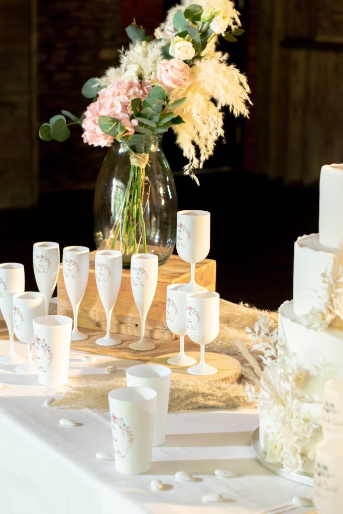 Gobelets personnalisés mariage 