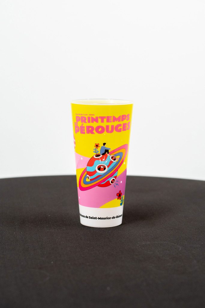 Gobelets réutilisables pour festivals