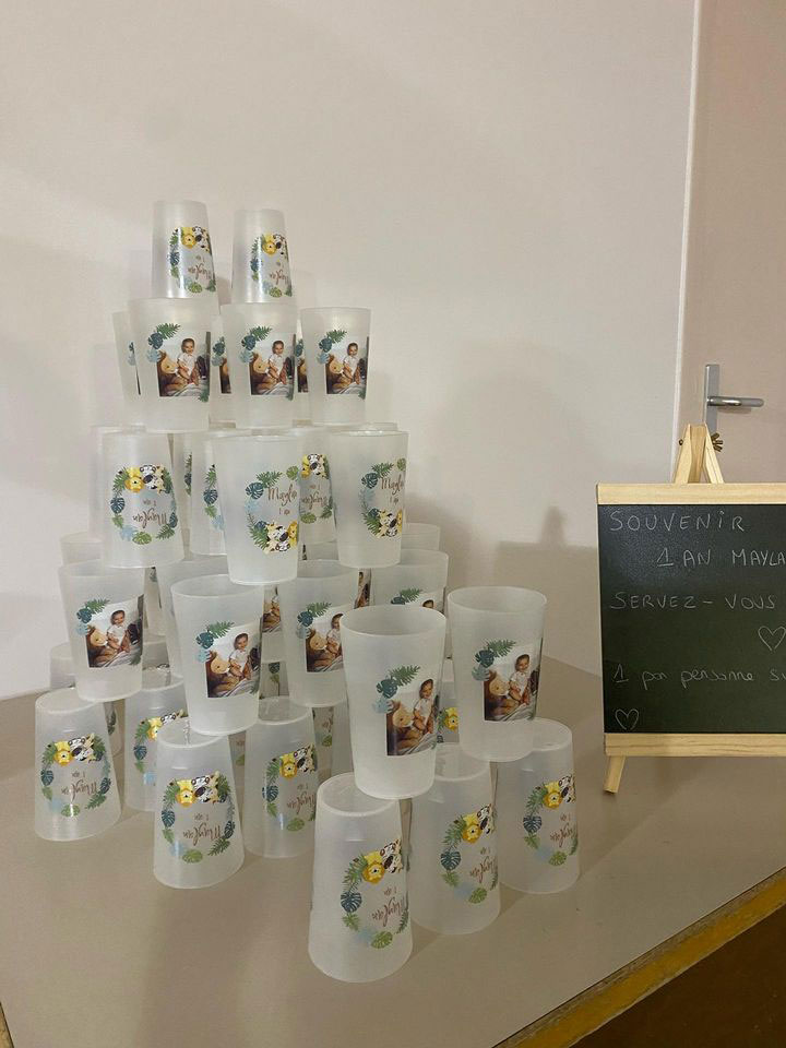 Tir aux gobelets personnalisés