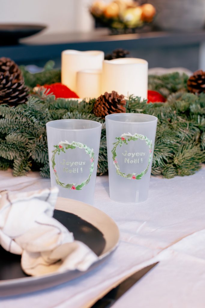 Gobelets personnalisés pour les fetes de fin d'année