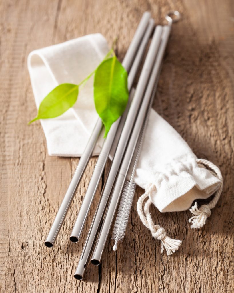 Pailles réutilisables