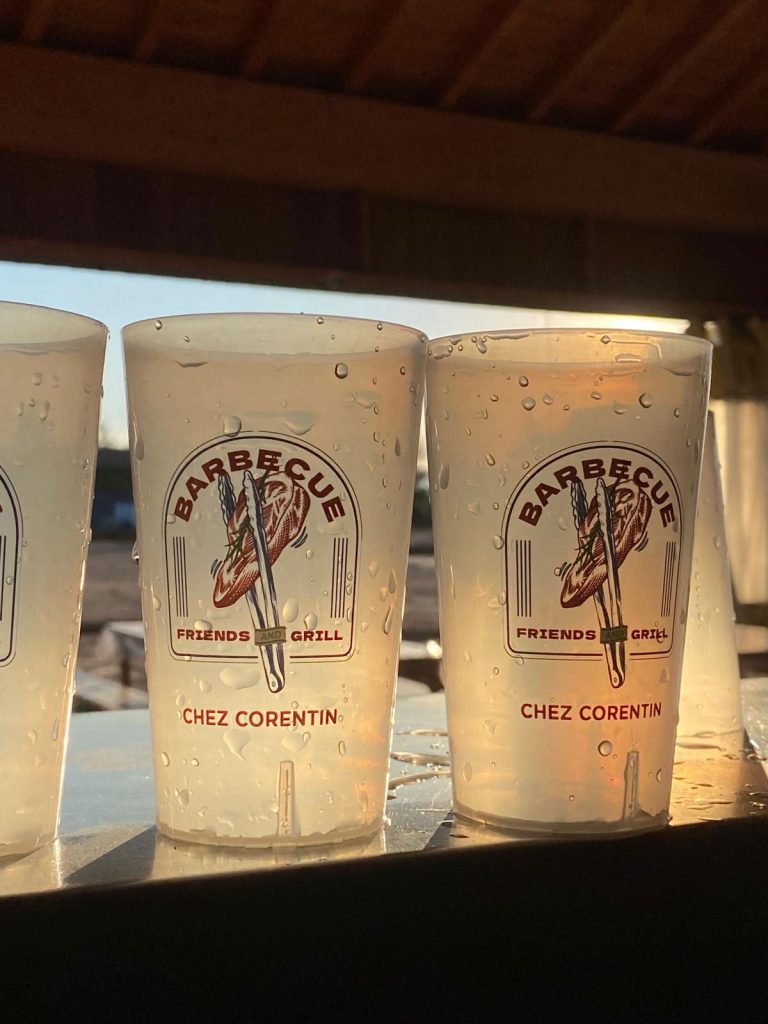 Gobelets réutilisables pour les barbecues