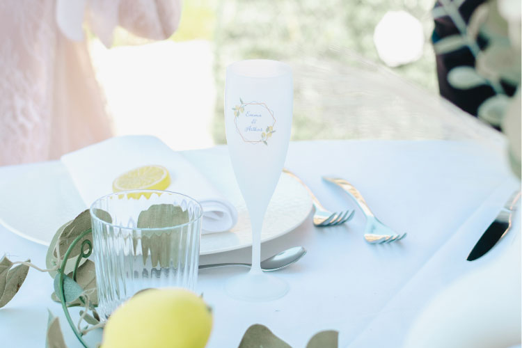 Gobelets personnalisés pour un vin d'honneur