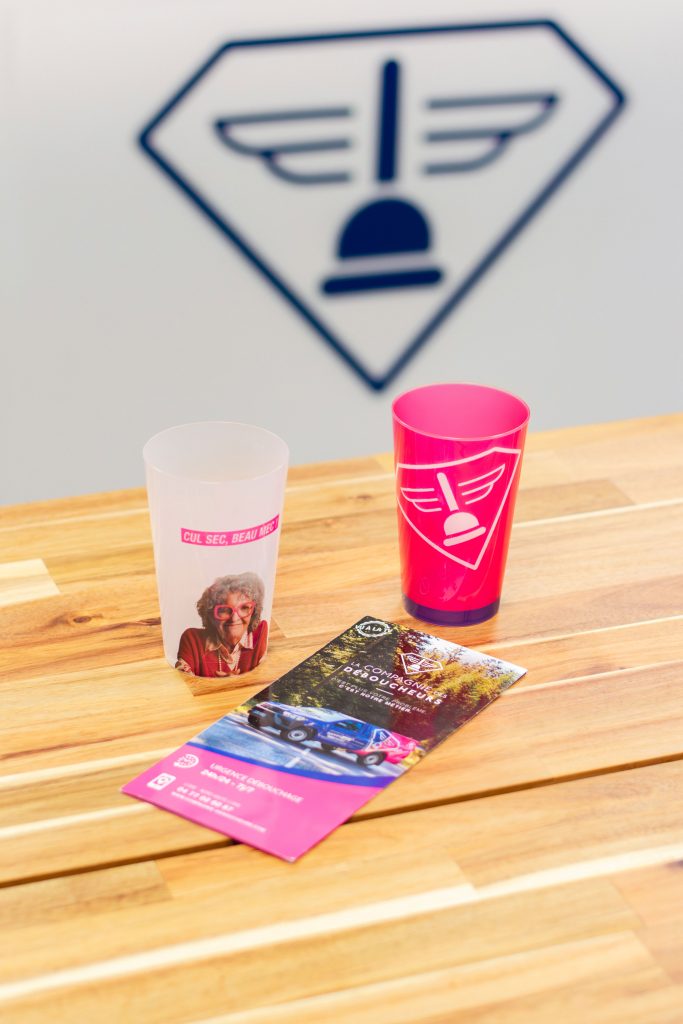 Gobelets personnalisés pour une entreprise