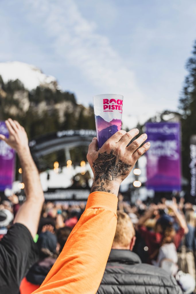 Gobelets personnalisés pour un festival