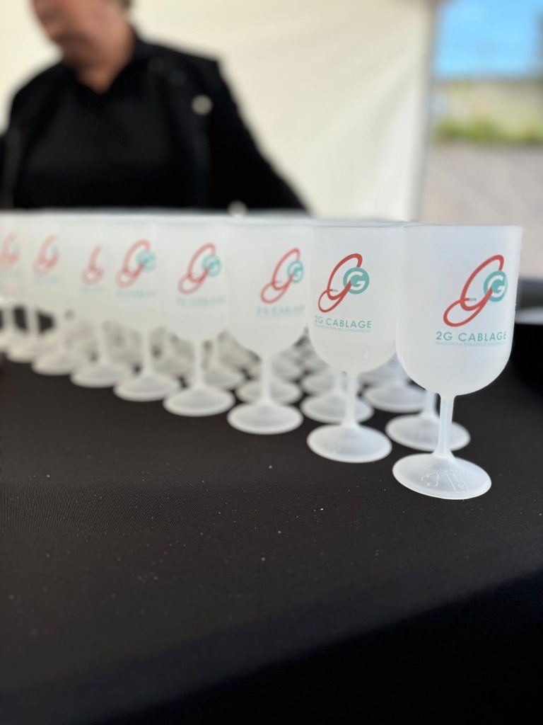 Gobelets personnalisés pour une soirée d'entreprise