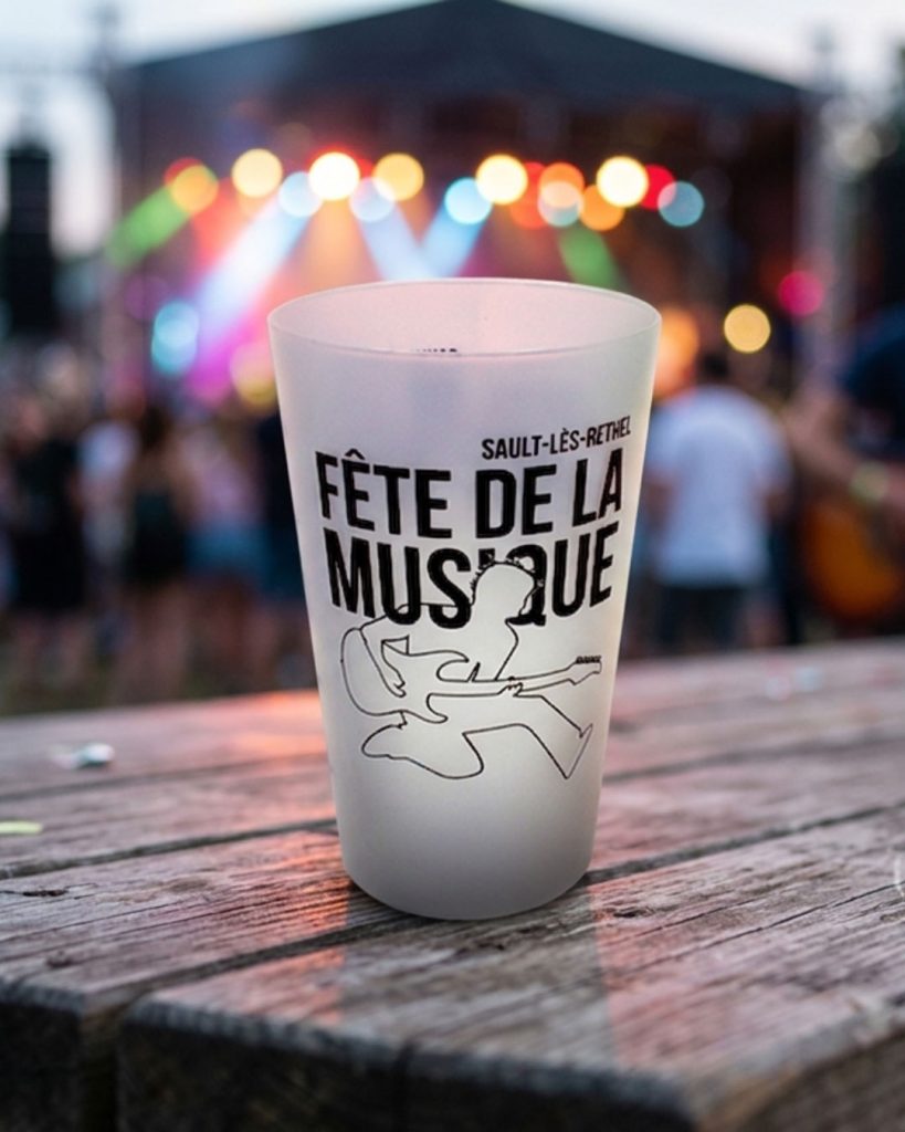 Gobelet personnalisé pour le fête de la musique