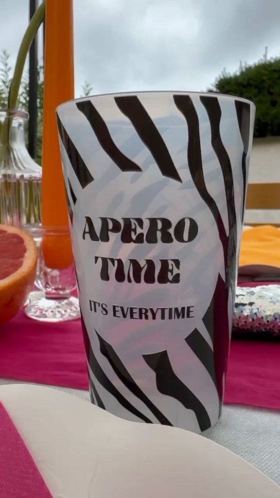 Gobelet personnalisé pour un apéro d'été