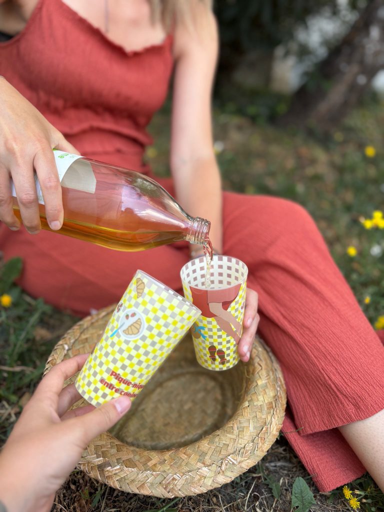 Gobelet personnalisé pour un pique nique d'été