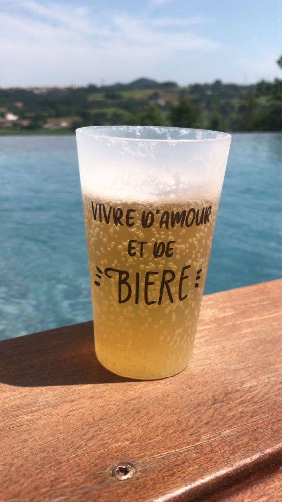Gobelet personnalisé à emporter en vacances