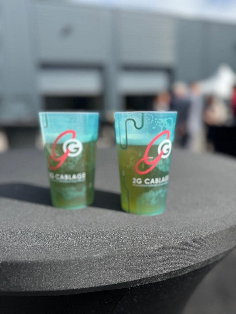 Gobelets réutilisables pour une entreprise